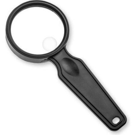 CARSON OPTICAL Carson Magniview Series Hand-Held Magnifier, 2in, 3x Power with 6x Spot Lens, Black DS-50GL